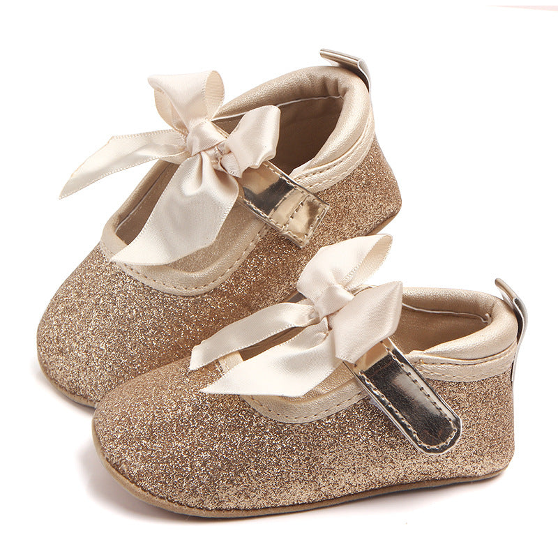 Baby Princess Shoes with Soft Non-Slip Sole (0-1 Year)