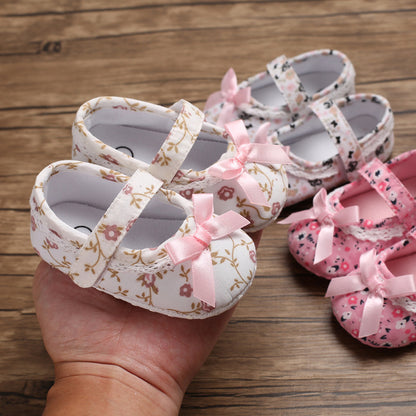 Soft Sole Princess Shoes for Baby Girls (0-1 Year)