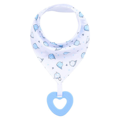 New Baby Teething Toys Cotton Bibs and Triangle Scarves