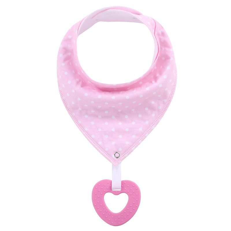 New Baby Teething Toys Cotton Bibs and Triangle Scarves