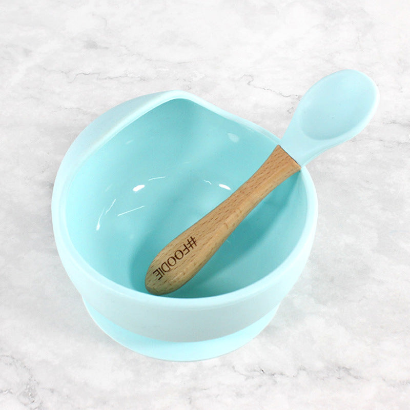 Silicone Suction Cup Baby Food Bowl Set