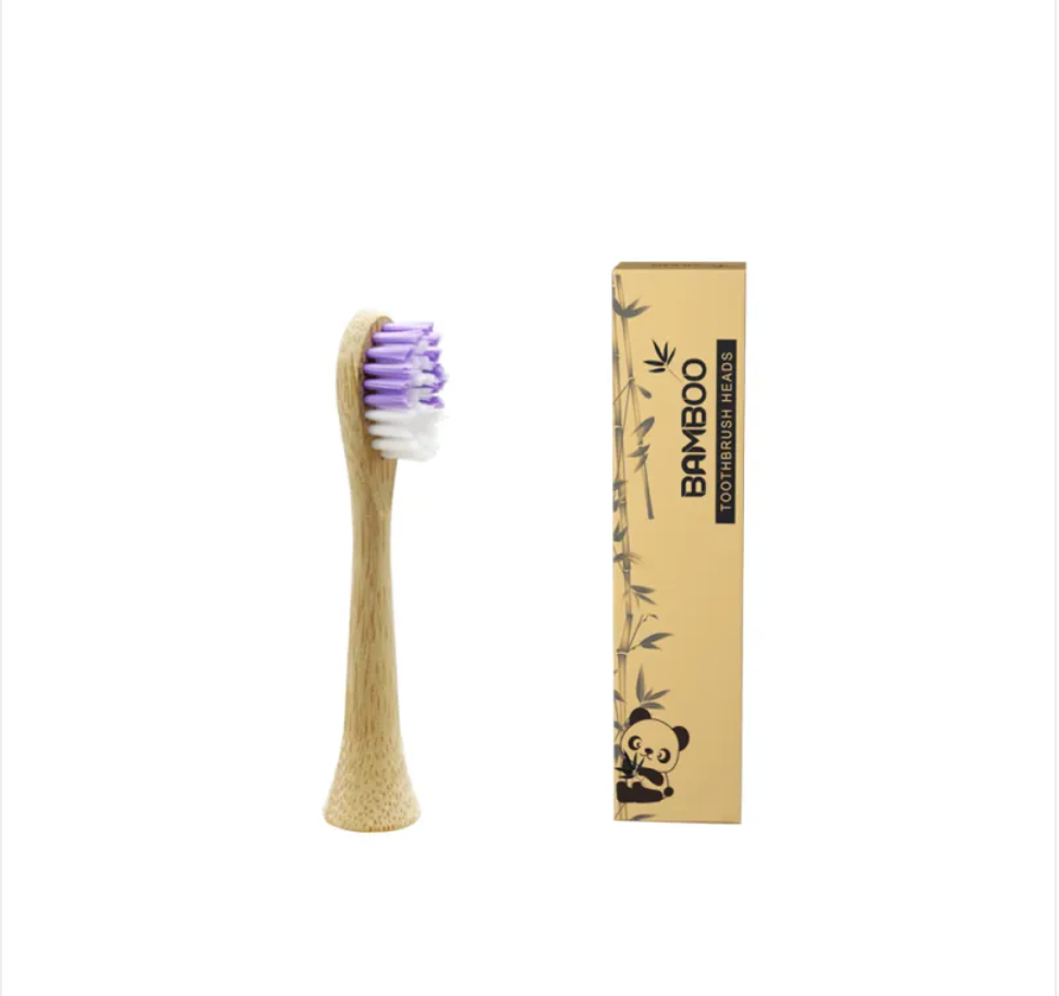 Organic Bamboo Biodegradable Electric Toothbrush Head