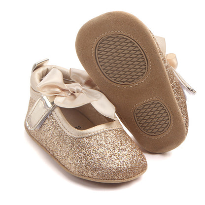 Baby Princess Shoes with Soft Non-Slip Sole (0-1 Year)