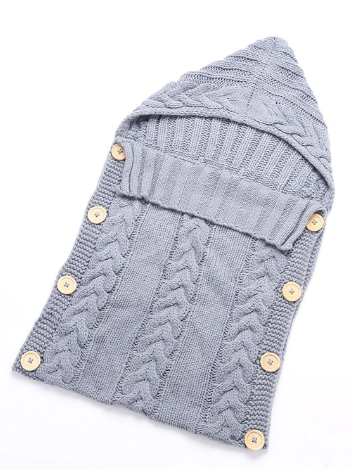 Knitted Baby Sleeping Bag