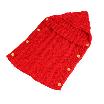 Knitted Baby Sleeping Bag