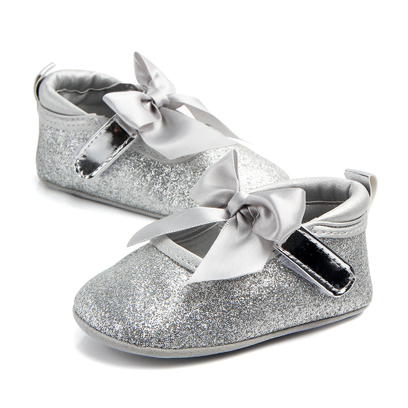 Baby Princess Shoes with Soft Non-Slip Sole (0-1 Year)