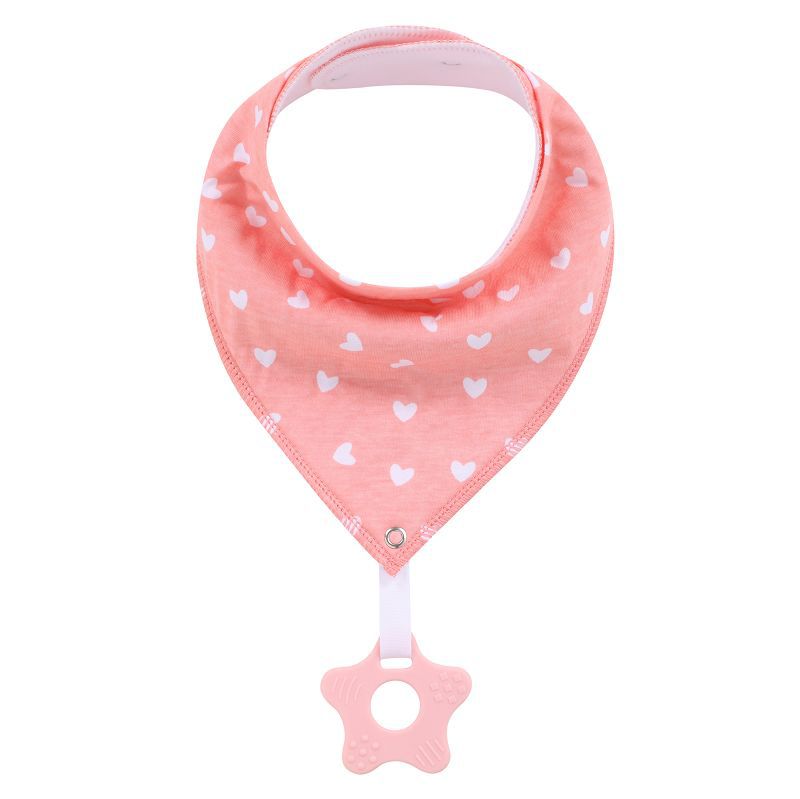 New Baby Teething Toys Cotton Bibs and Triangle Scarves