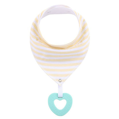New Baby Teething Toys Cotton Bibs and Triangle Scarves