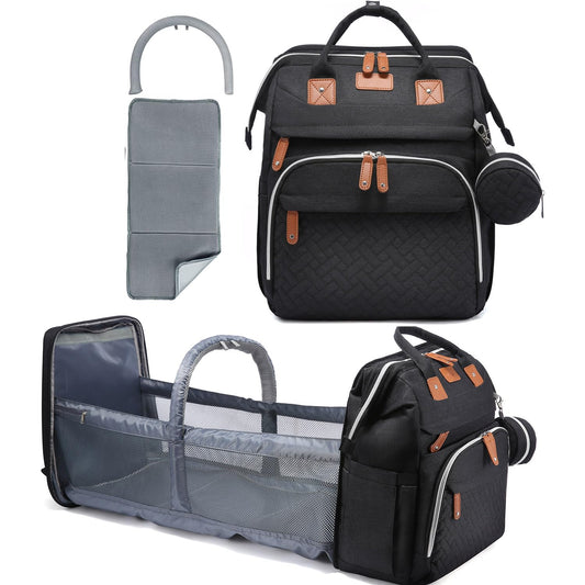 REPIG Diaper Bag Backpack with Changing Station Spacious Durable Baby Travel Bag for Moms & Dads with USB Port & Insulated Pockets Large Capacity Stylish for boys girls Essential Newborn Gear