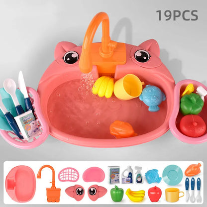Stylish Vegetable Basin Cycle Washbasin Play Set