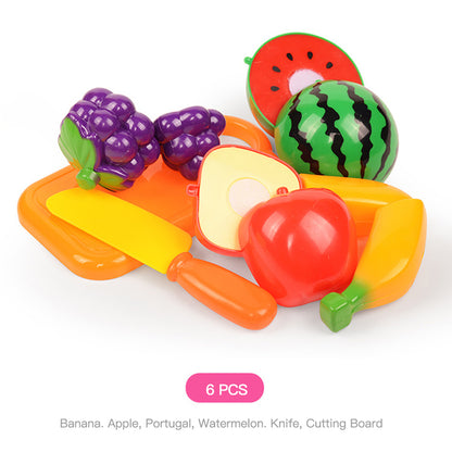 Children's Kitchen Toy Set - Vegetable and Fruit Puzzle